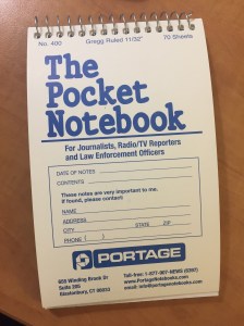 pocket notebook